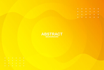 Minimal geometric background. Orange element with circle gradient. Dynamic shape composition. EPS10 vector