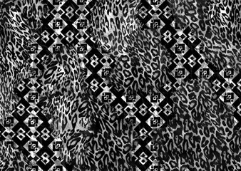 abstract leopard print texture design	
