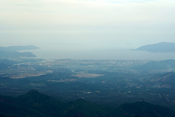  Landscape of Danang hill valley at Danang Vietnam