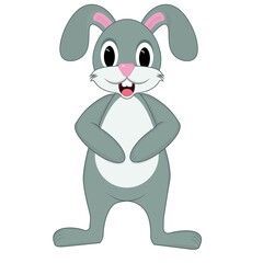 cute bunny cartoon
