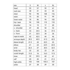 Men standard body measurements for different size fashion lady infographic chart for site, production and online clothes shop. S, M, L, XL, wrist, elbow, calf, ankle, bust, waist, hip, sleeve biceps