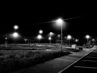 Gdynia in the night