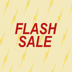 Flash sale banner template design
