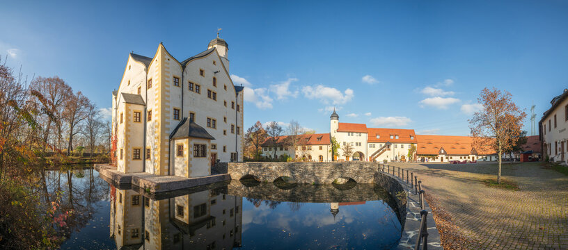 Water Castle Klaffenbach near Chemnitz