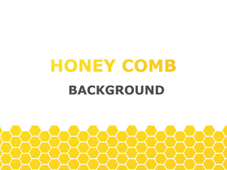 Honeycomb hive cells pattern. Abstract texture hexagon cell signs vector illustration background.