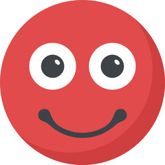 
A smiley expressing being happy
