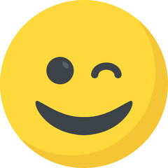 
A social communication platforms’ emoji laughing expression
