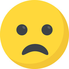 
Sad smiley face, depressed concept
