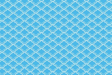 Fototapeta premium pattern with blue clouds background.