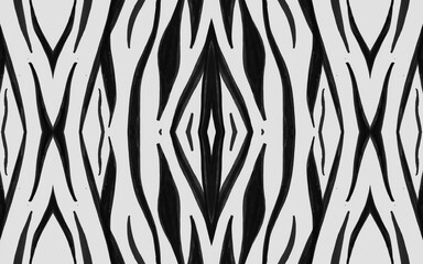 Seamless Zebra Repeat. Abstract Animal Design. 