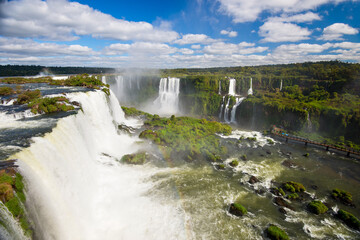 View of Iguazu Falls from brazilian side - Foz do Iguazu, Brazil