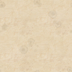 Seamless abstract pattern in vintage style with old aged yellow brown paper with faded ink stains