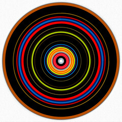 Geometry Circular abstract background for design artwork
