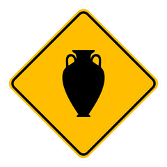 Obraz premium Amphore und Schild