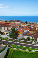 Obraz premium view of La Orotava city,Tenerife with Puerto de la Cruz in the background