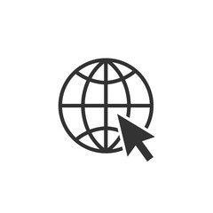 Go to web symbol icon vector illustration isolated on white background