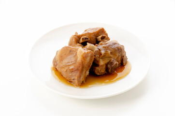 豚スペアリブの甘辛煮込み