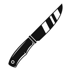 Safari hunting steel knife icon. Simple illustration of safari hunting steel knife vector icon for web design isolated on white background