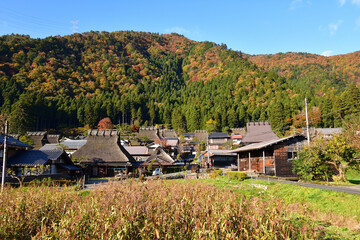 日本の原風景　美山かやぶきの里