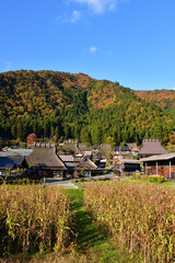 日本の原風景　美山かやぶきの里