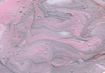 Fototapeta premium Abstract marble background, hand painted texture, painted with acrylics, splashes, drops of paint, paint strokes. Design for backgrounds, wallpapers, covers and packaging.