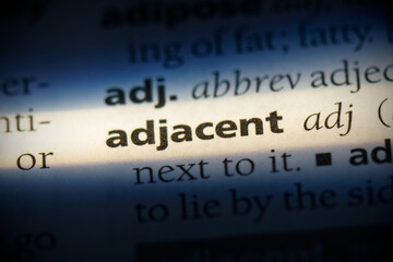 adjacent