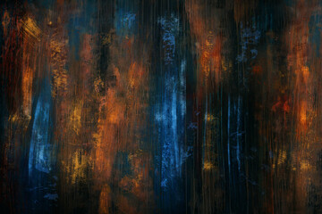 Studio background with splashes of colored paint for Photoshop. Colorful background for design and montage.