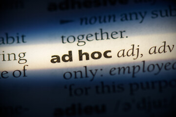 ad hoc