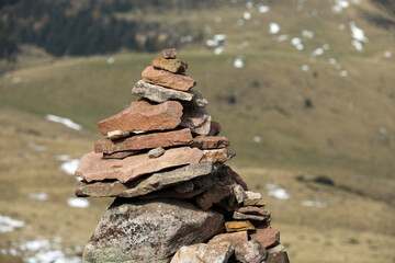 Stoanerne Mandln in Südtirol