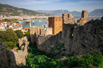 Obraz premium Turkey fortress Alanya in summer