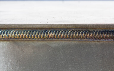 Welding of stainless steel with argon. Argon arc welding