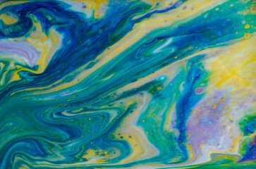 Abstract paint texture art. Natural luxury. Marbleized effect. Ancient oriental drawing technique. Marble texture. Acrylic painting- can be used as a trendy background for posters, cards, invitations.