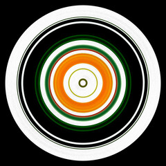 Geometry Circular abstract background for design artwork
