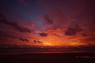 Fototapeta na wymiar Nature background sunset sky background