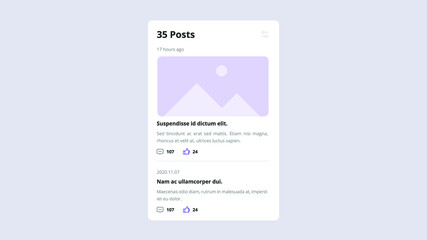 Obraz premium Mobile post review rating design template 