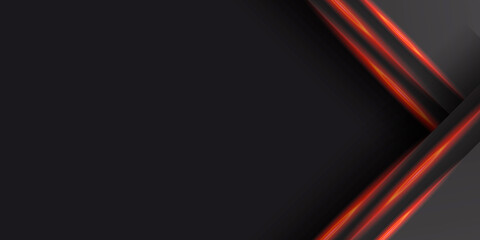 Obraz premium abstract metallic red shiny color black frame layout modern tech design vector template background 
