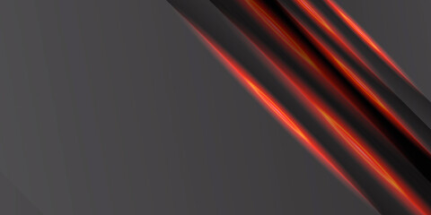 Obraz premium abstract metallic red shiny color black frame layout modern tech design vector template background 