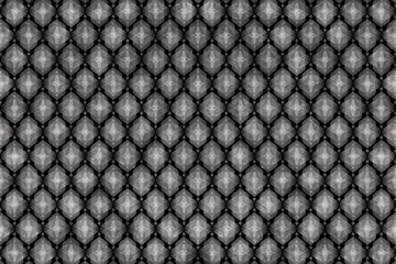 3D texture abstract minimalism in monochrome with many silver geometric details, cosmic reflections, chain links, metal lattice, corners and squares, wall decoration.