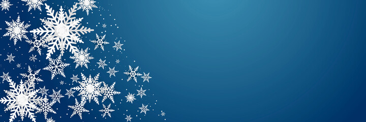 Christmas background with snowflakes 