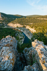 Fototapeta na wymiar Ardeche landscape, Southern France