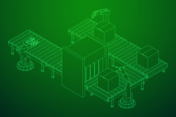 Robotic arm manufacture technology industry assembly mechanic hand