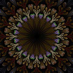 abstract mandala style pattern