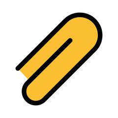 attach sign icon, messaging converence vector