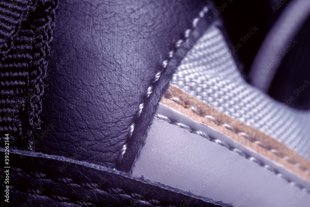 Aufkleber close up beautiful textile cloth background texture. macro photography background material view.