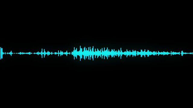 Visualization of voice record, artificial intelligence. Music equalizer, audio waves sound digital player waveform, recorder signal. Multicolored digital sound wave. Audio technology wave and design