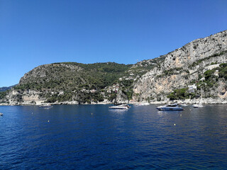 Seacoast of Cap d’Ail in a sunny summer day