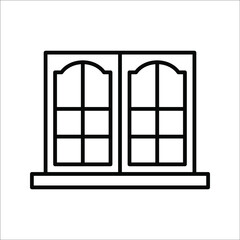 Window icon vector design template ilustration