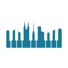 Obraz premium the Music City logo