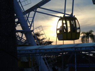 site at night