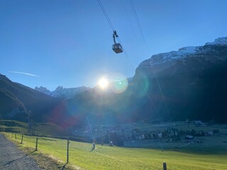 Sonnenschein über Brunnibahn